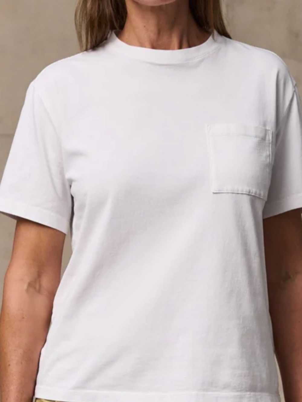 NWT Filson Women’s Classic White Pocket Crewneck T-Shirt XL